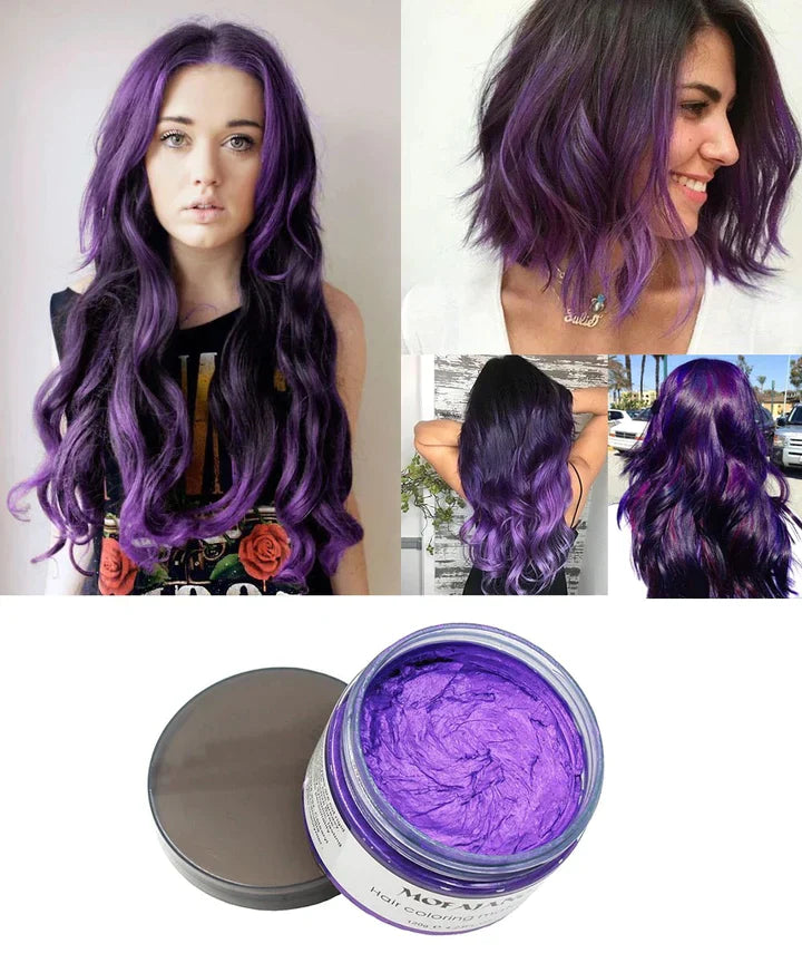 2 in 1 Stylish And Temporary Color Hair Wax