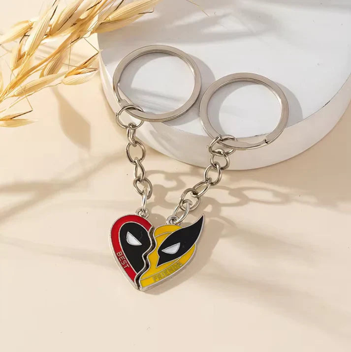 deadpool and wolverine best friends Necklace, Keychain & bracelet