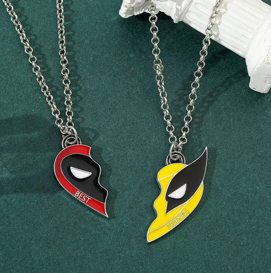 deadpool and wolverine best friends Necklace, Keychain & bracelet